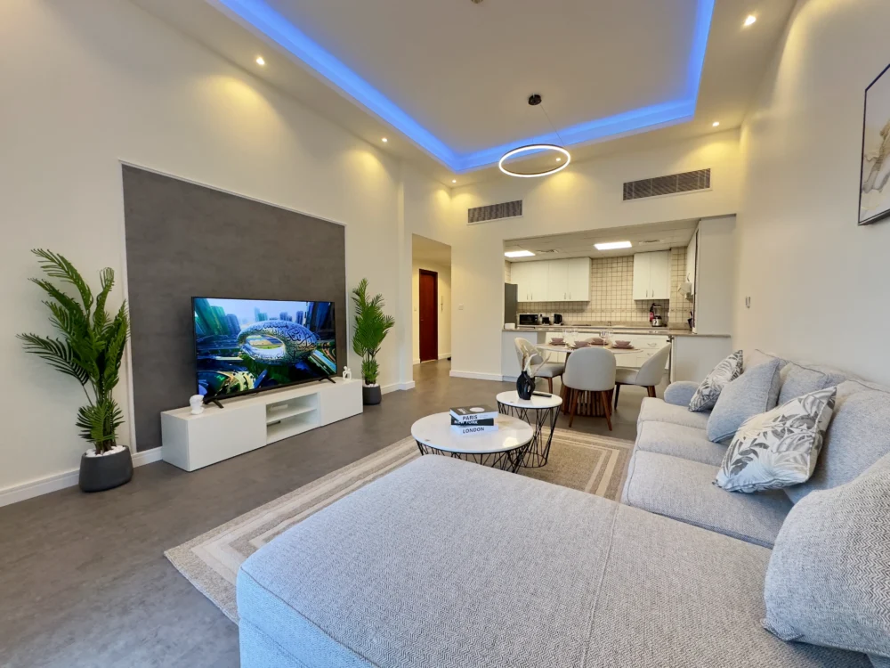 Spacious 2BR Apartment in Motor City New furnished